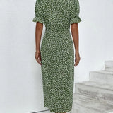 Giselle - Floral V-Neck Dress