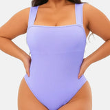 Square Neck Sleeveless Bodysuits