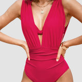 Abigail - Luxury Sculpting Swimsuit with Deep V-Neck