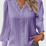 Andrea - Elegant Pullover Blouse