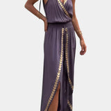Lorena - Dress Mono with Golden Details