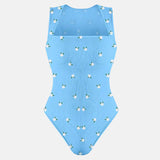 Square Neck Sleeveless Bodysuits