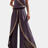 Lorena - Dress Mono with Golden Details