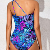 Maclair & Co. - One Shoulder One Piece Swimsuit for Women Tummy Control Bathing Suits