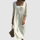 Nadia - Casual Linen Dress