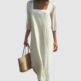 Nadia - Casual Linen Dress