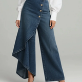 Amelia - Wrap Denim Pants