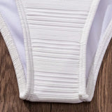 Sandra - High Support Crossed Top, High Waist Bikini