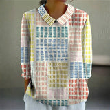 Daisy - Colorblock Dash Blouse