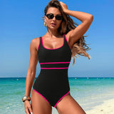 Maclair & Co. - One Piece Boho Swimsuits for Women High Waisted Tummy Control Cutout Vintage Swimsuit Bathing Suit