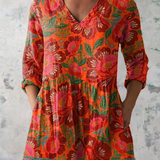 Marion | Long Blouse with V-Neck