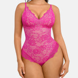 Lace Shapewear Thong Tummy Control Bodysuit