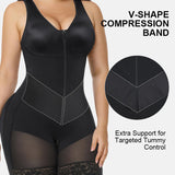 Tummy Control Fajas Shapewear with V-shape Sculpting Elastic Band
