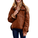 Joy - Oversized Hooded Pullover Jacket