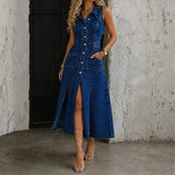 Camille - Open Front Vest Dress