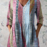 Anais | Long Blouse with V-Neck