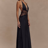 Velina - Lace and Satin Dress