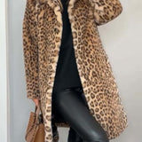 Leia - Leopard Long Jacket