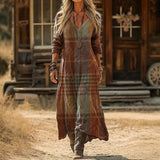 Christine - Long Sleeve Casual Dress with Vintage Inspiration