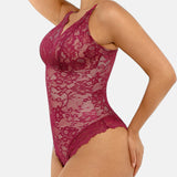 Lace Shapewear Thong Tummy Control Bodysuit