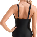 Maclair & Co. - Women Sexy Mesh Tummy Control Swimsuit Push Up High Waisted Bathing Suit