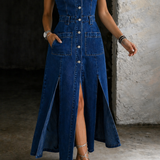 Camille - Open Front Vest Dress
