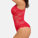 Lace Shapewear Thong Tummy Control Bodysuit