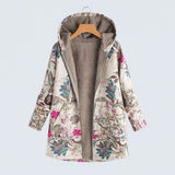 Sofia - Floral Fleece Jacket