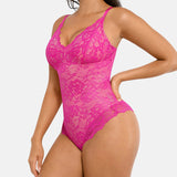 Lace Shapewear Thong Tummy Control Bodysuit