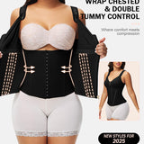Double-Layer Tummy Control Hourglass Waist Trainer Corset