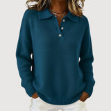 Isabel - Cozy Collared Knit Sweater