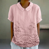 Lily - Embroidered Floral Blouse