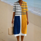 Aurelia - Color Block Dress