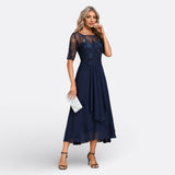 Madison - Lace Dress with Short Sleeves