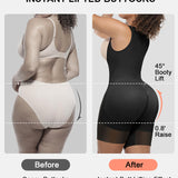 Tummy Control Postpartum Faja Body Shaper with Zipper Crotch