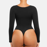 Seamless Supportive Long Sleeve Tummy Control Bodysuit