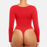 Seamless Supportive Long Sleeve Tummy Control Bodysuit