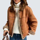 Rosalie - Buttoned Sheepskin Jacket