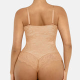Lace Shapewear Thong Tummy Control Bodysuit