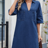 Jade - Casual Denim Dress