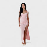 Sarela - Long Dress with Open Back