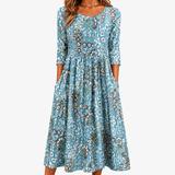 Coastal Garden Pocket Maxi Dress