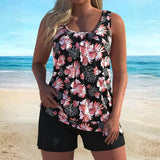 Samantha - Floral Print Tankini Set