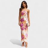 Carmen - Sleeveless Satin Dress