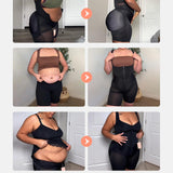Tummy Control Postpartum Faja Body Shaper with Zipper Crotch