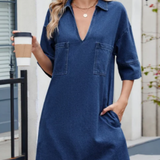 Jade - Casual Denim Dress