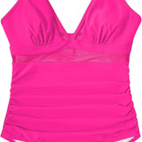 Maclair & Co. - Women Sexy Mesh Tummy Control Swimsuit Push Up High Waisted Bathing Suit