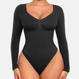 Seamless Supportive Long Sleeve Tummy Control Bodysuit