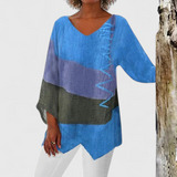 Elysia - Sophisticated V-Neck Tunic