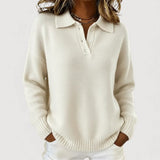 Isabel - Cozy Collared Knit Sweater
